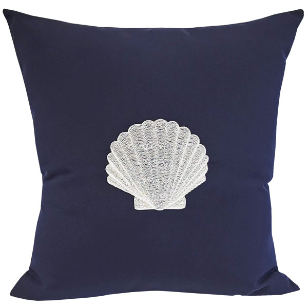 Nantucket Bound Embroidered Sunbrella® Throw Pillow Wayfair